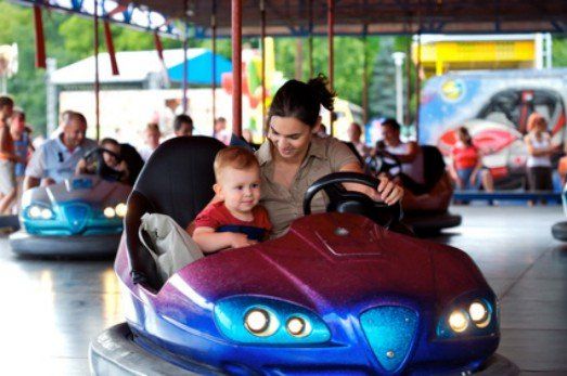 event with carnival rides