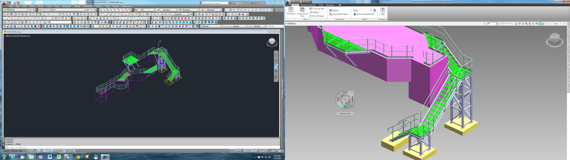 view of architecture drawing for the project