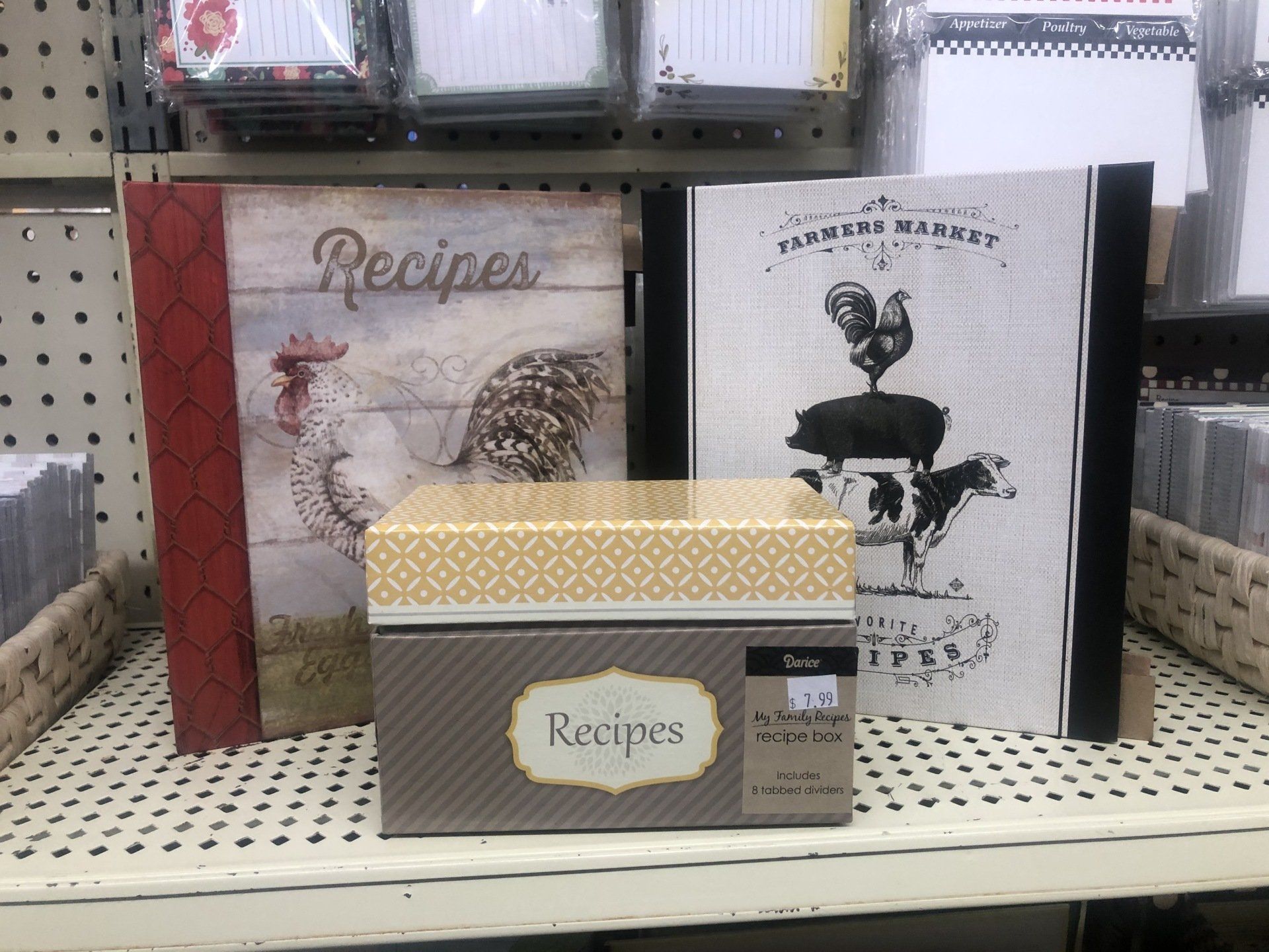 recipe index cards