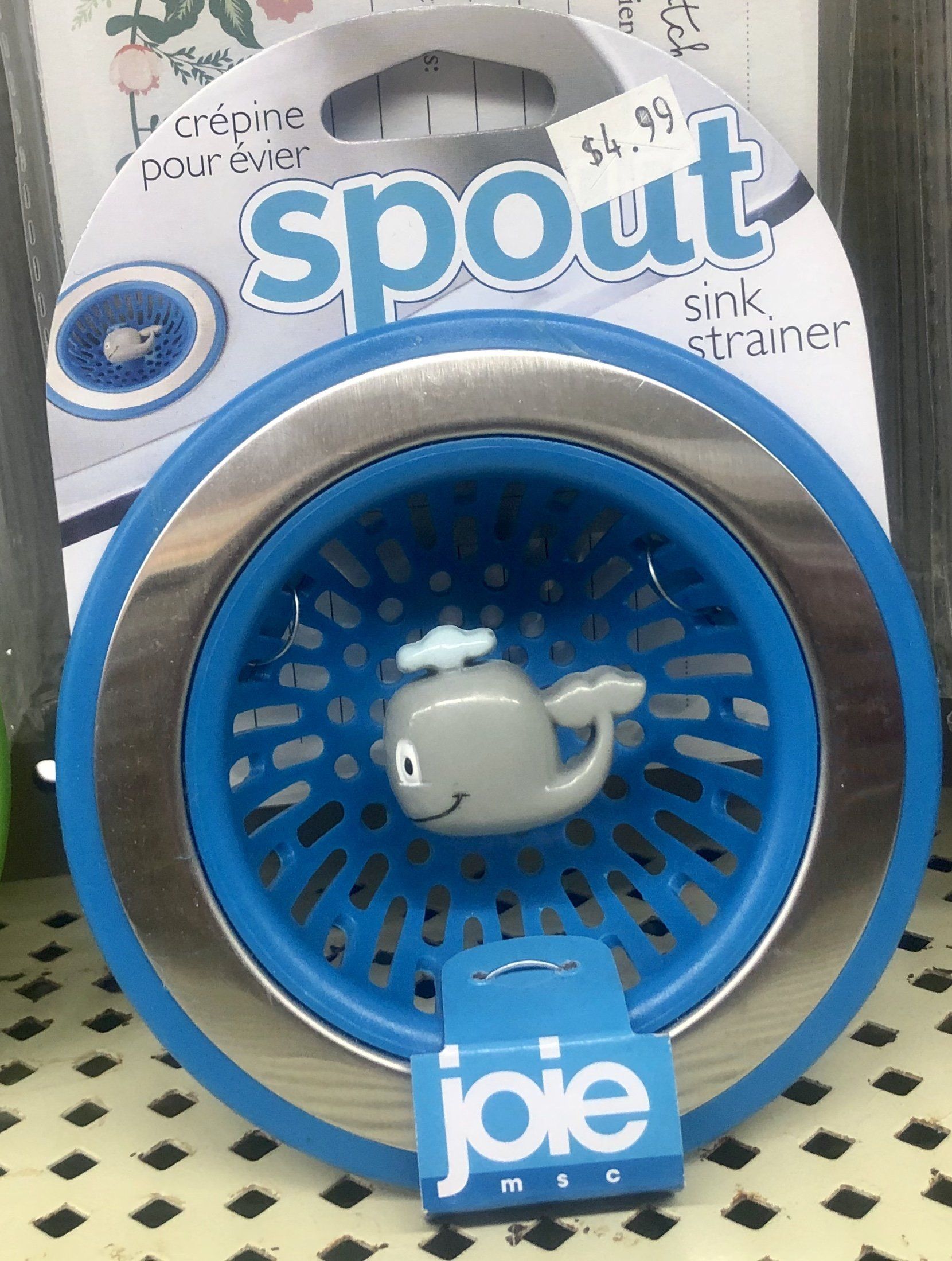 whale sink strainer