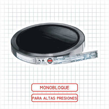 disco monobloque altas presiones
