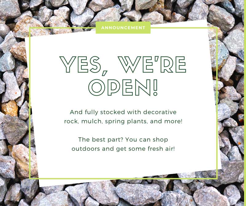 We are Open