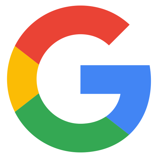 The google logo is a circle with the letter g in the middle.