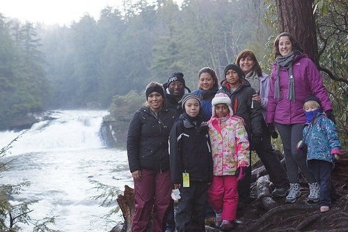 StarBrite Dental Office Team and Family By a Creek