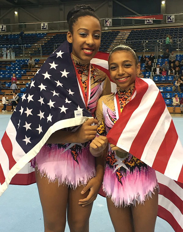 Dr. Seifi's Daughter, Nicole, and her Olympic Teammate