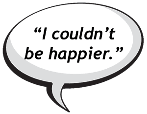 Photo of a quote from a patient review