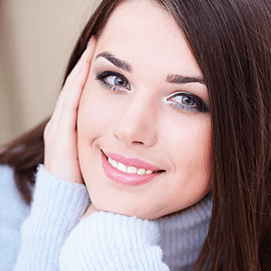 Young cute woman