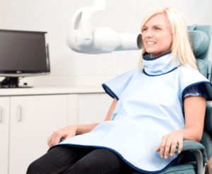 Young Woman Getting Dental Xrays