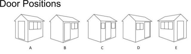 graphical outline of door positions