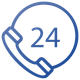 Icona-Reperibilità 24h su 24h