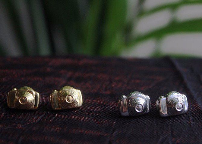 Dan Eldon Camera Earrings