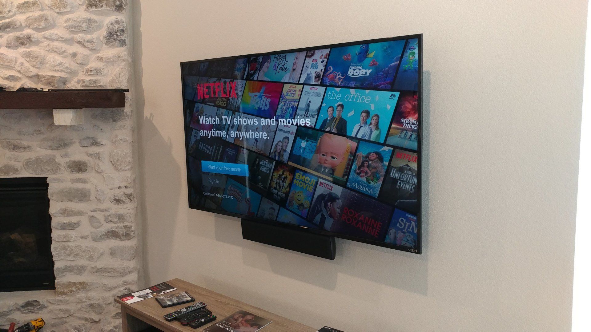 FIREPLACE TV