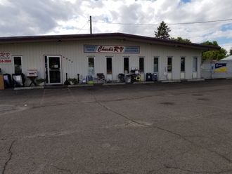 Three men with dog — rv appliances mead wa in Mead, WA