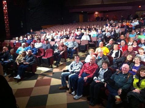 Alessandria Convention and Convention chair installed at Clay Cooper Theater
