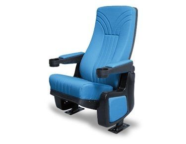 Vesubio Theater Rocker Siena Vega Commercial Cinema Seat in Blue Fabric