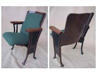 Refurbished theater seat
