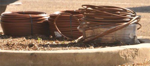 Coiled Sprinkler Tubing
