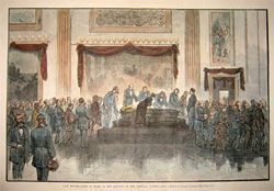 funeral director Charles A. Benedict Arranges