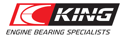 King Engine Bearing Specialists logo: red and black design with white text.