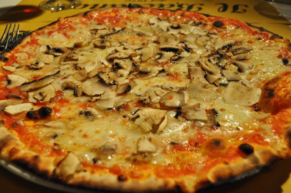 pizza ai funghi