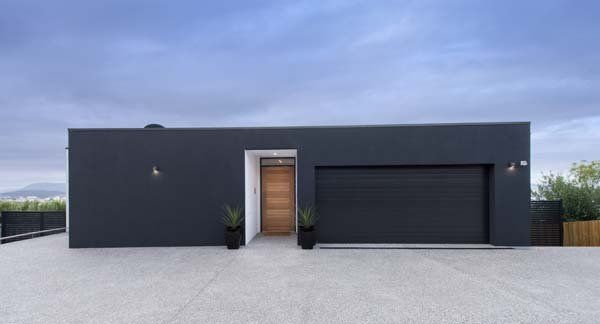 wood door entryway