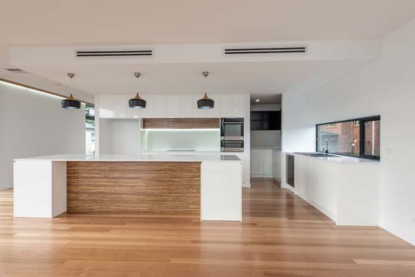 spacious minimal living area
