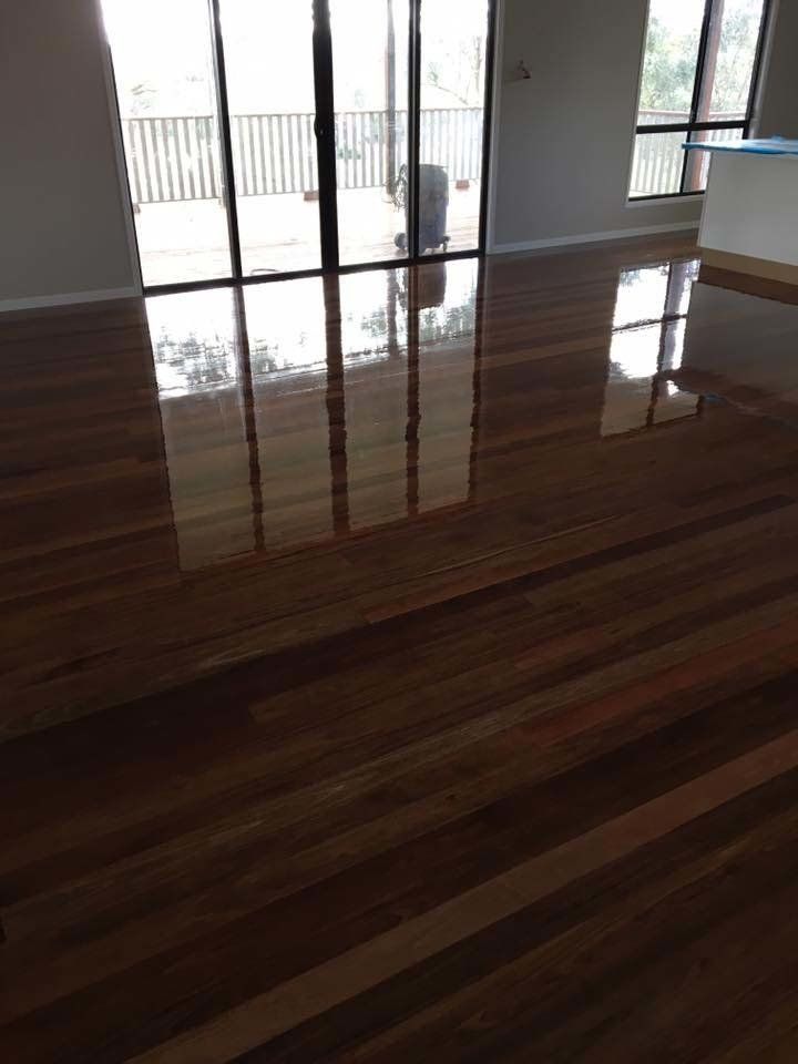 dark wood floor