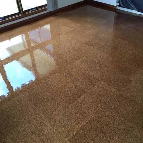 cork floor