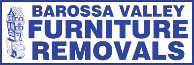 barossa valley furniture removals logo blue and white