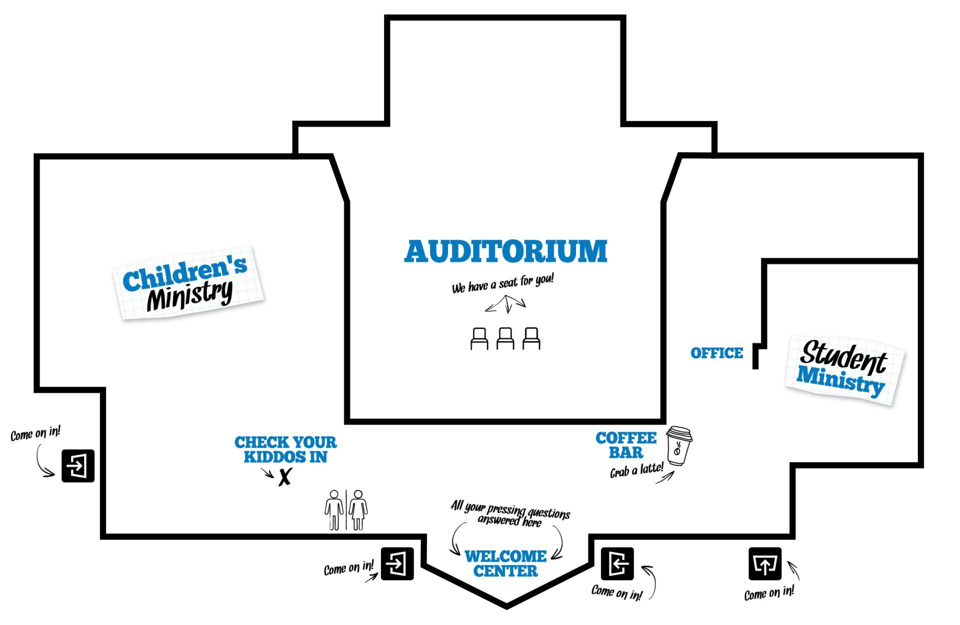 TCC Campus Map