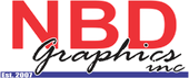 NBD Graphics logo - custom print and sign products