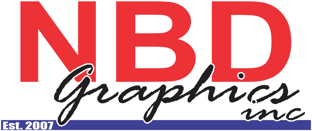 NBD Graphics logo - custom print and sign products