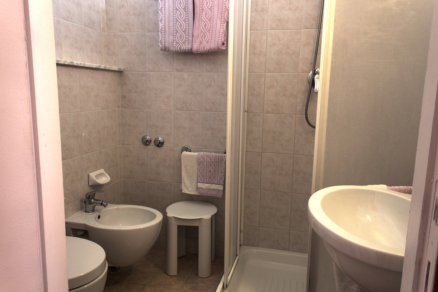 bagno in camera d'hotel