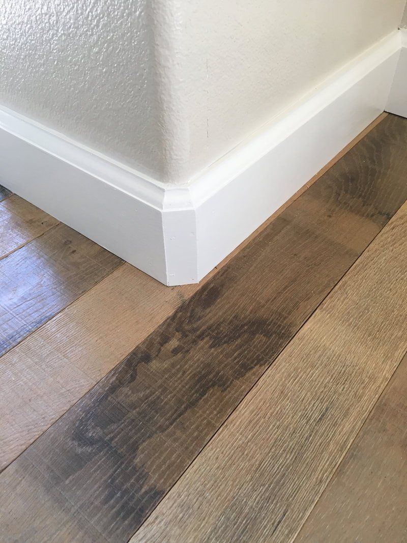Base molding detail