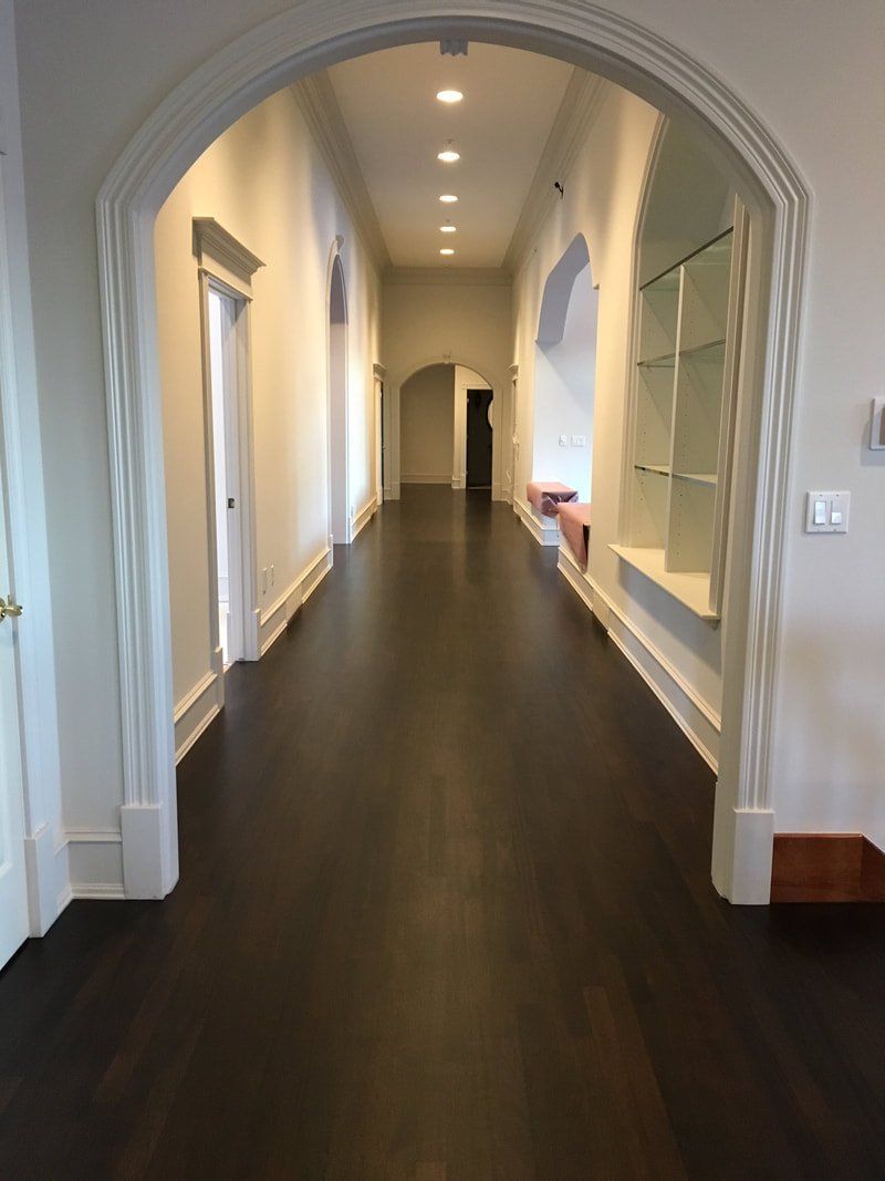 Custom stained Brazilian cherry