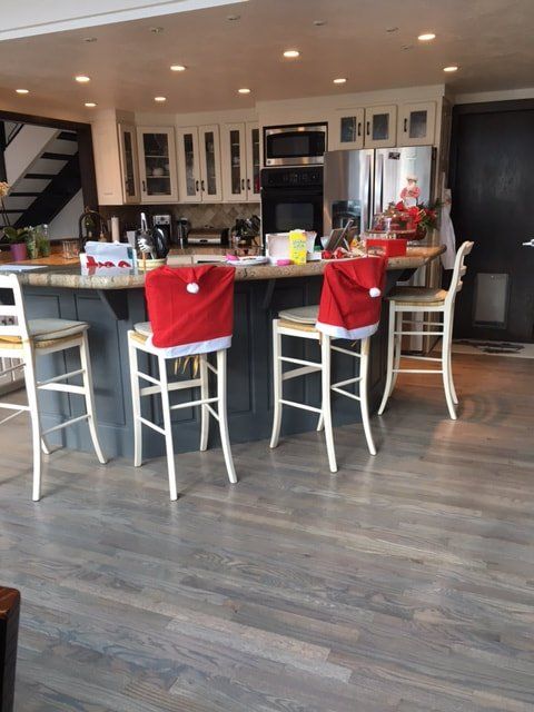 Grey stain red oak