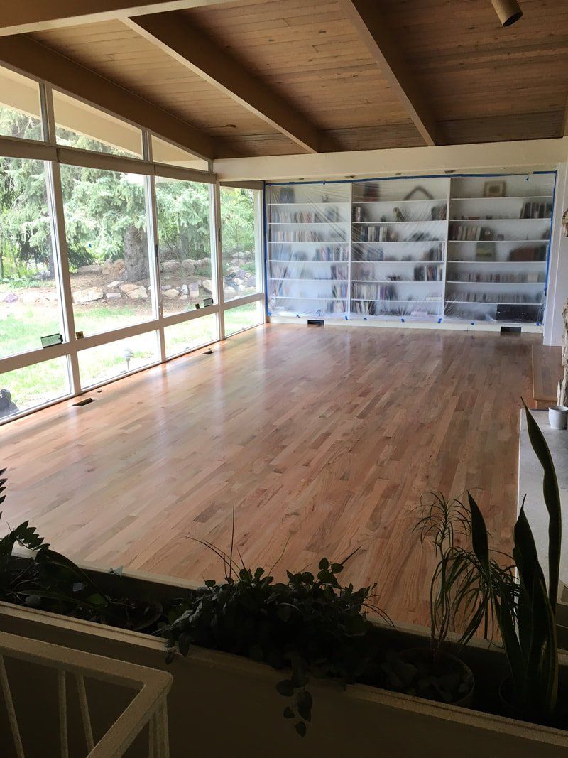 Natural red oak