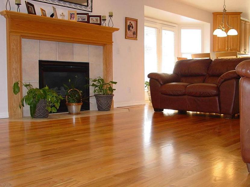 Natural red oak