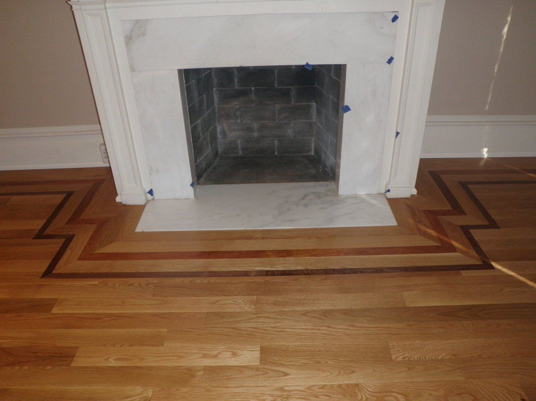White oak with custom border