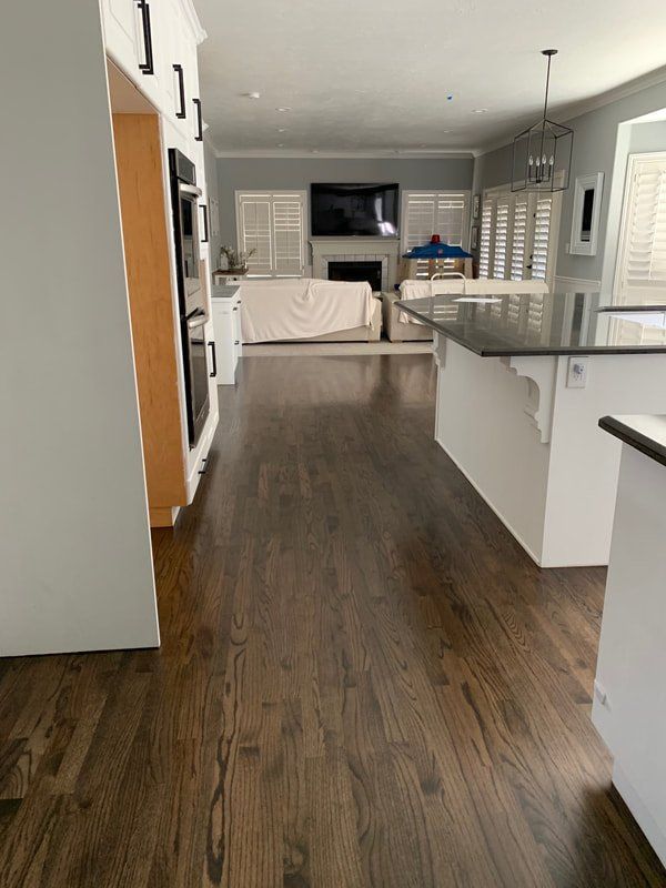 hardwood floor stairs