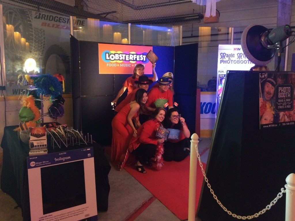 People posing for a photo at a 