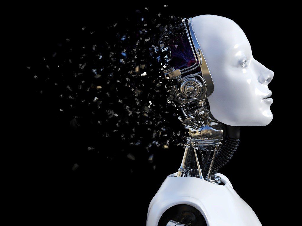 Artificial Intelligence and Machine Learning robot