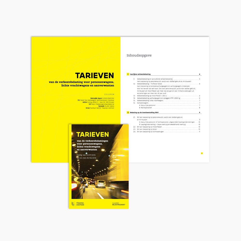 Grafische vormgeving publicatie Overheid