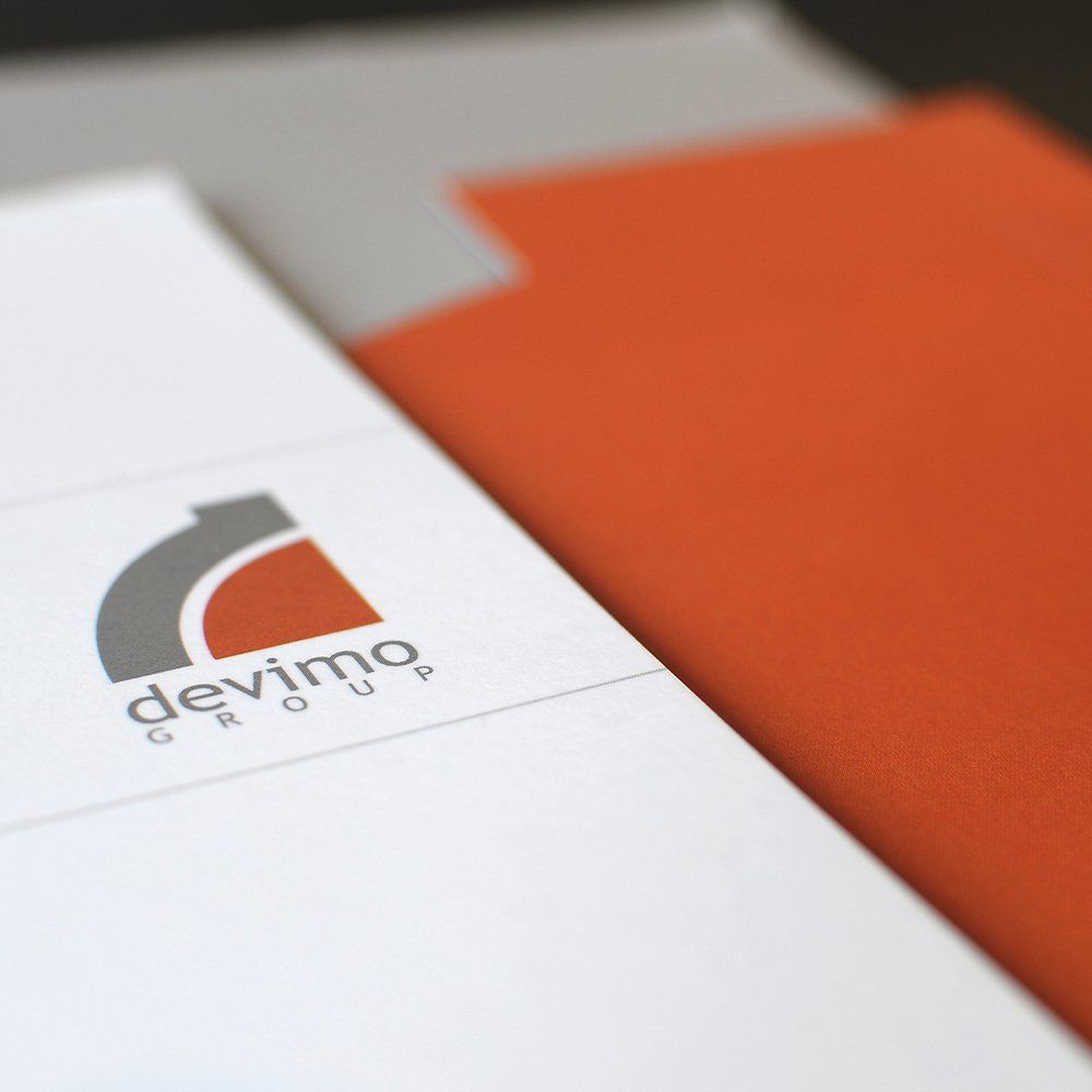 Corporate identity logodesign Devimo Group