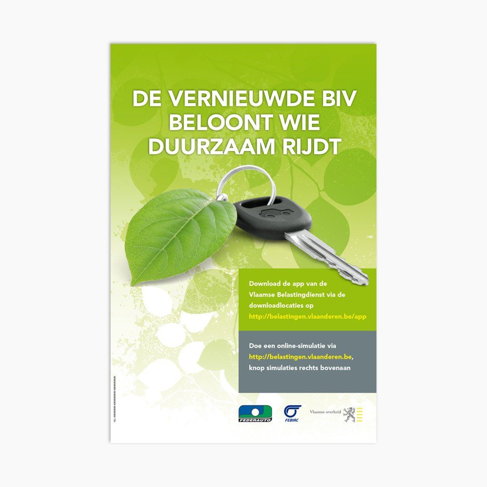 Promotiemateriaal Vlaamse Overheid BIV
