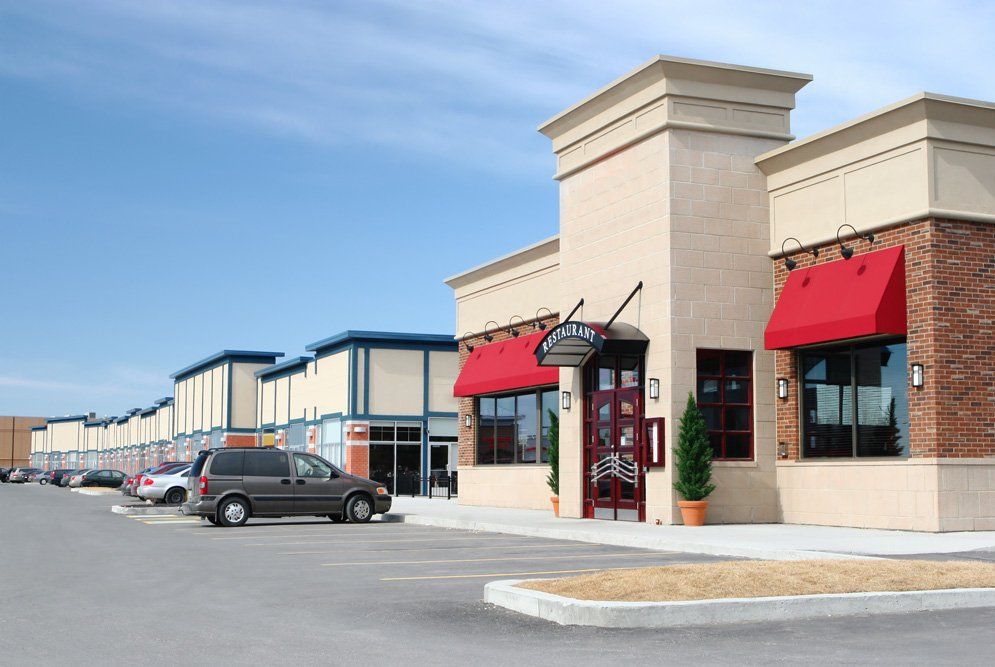 Restaurant Building — Restaurant Building Beside Mall in Florida, USA