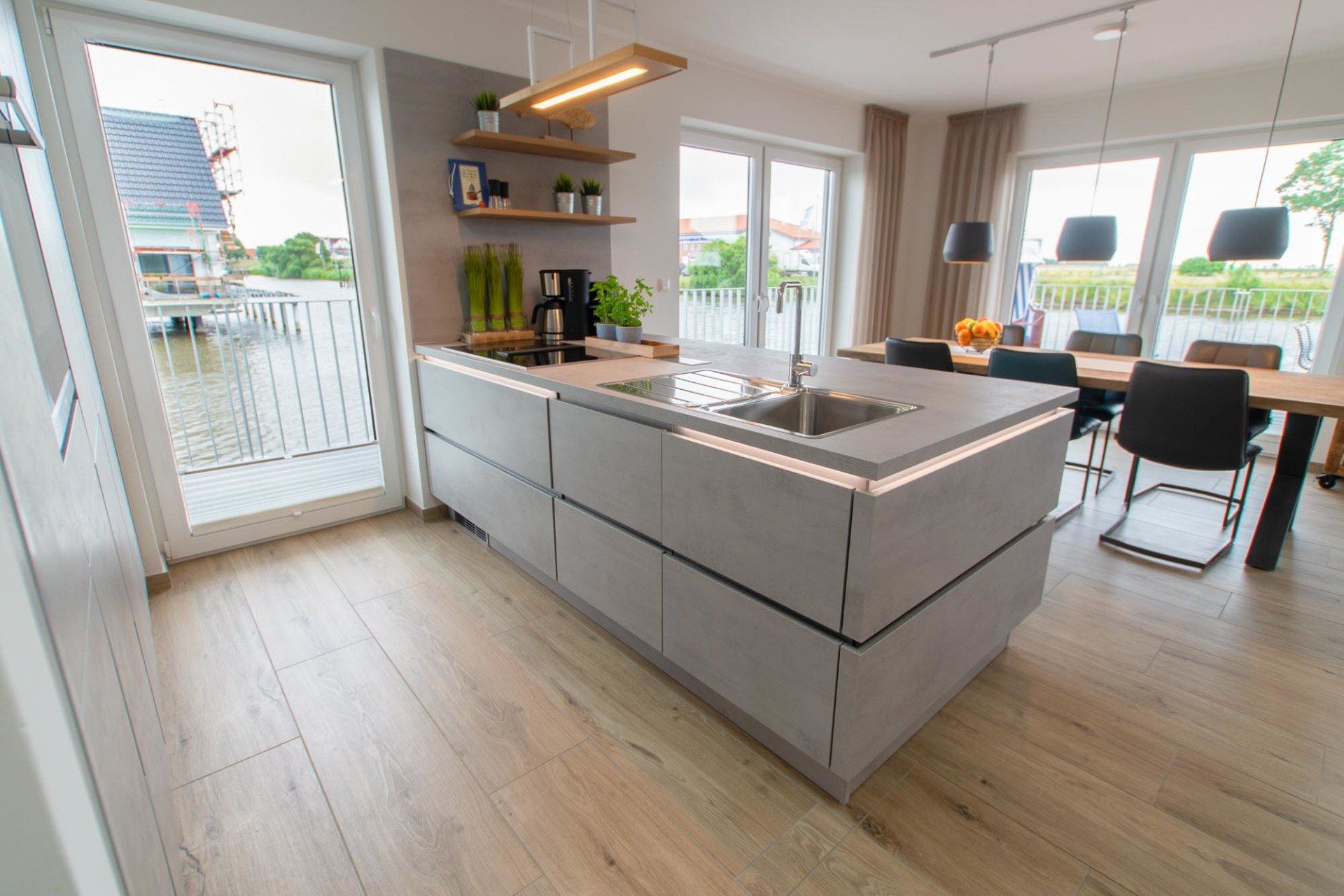 Eine Küche die keine Wünsche offen lässt - Ferienhaus Seeperle Harlesiel