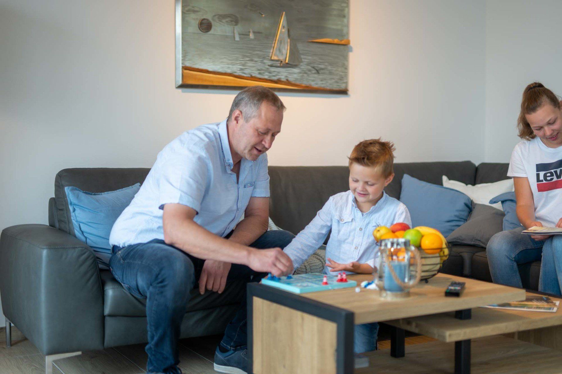 Spieleabende im Wohnzimmer - Ferienhaus Seeperle Harlesiel