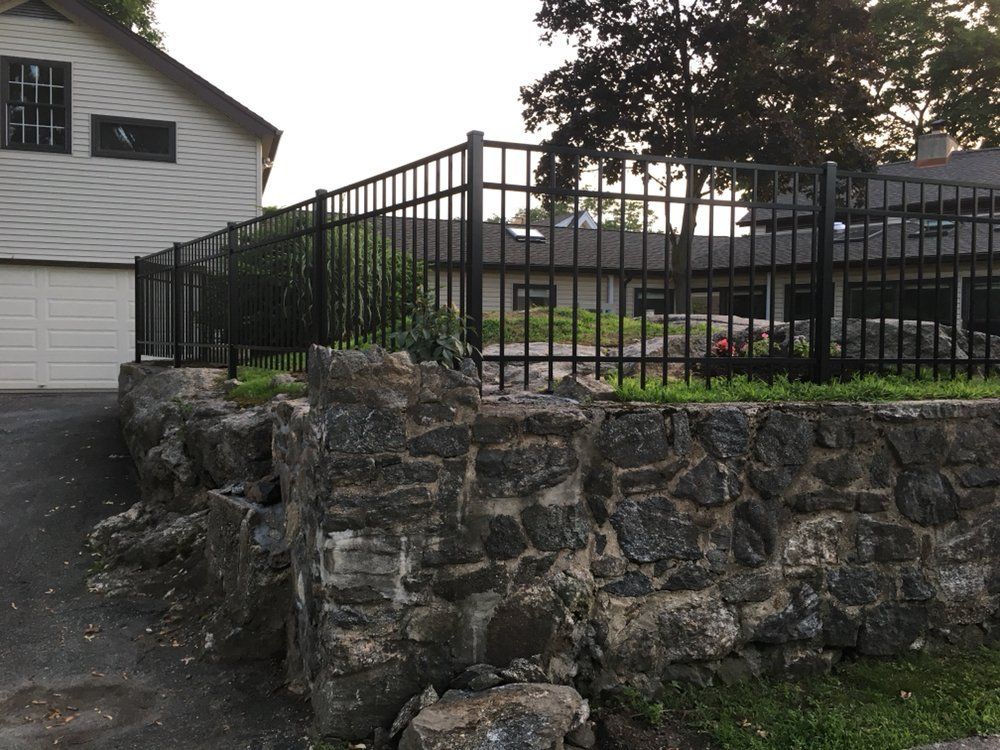 Fencing — Black Fence at New Rochelle, New York
