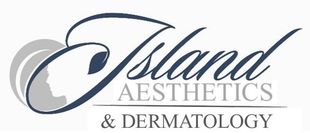 It is a logo for island aesthetics and dermatology.